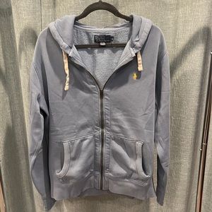Polo by Ralph Lauren - Light Blue - Zip Up Sweat Jacket - XL